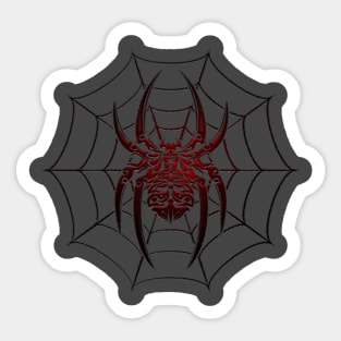 Cool Spider Tribal Sticker